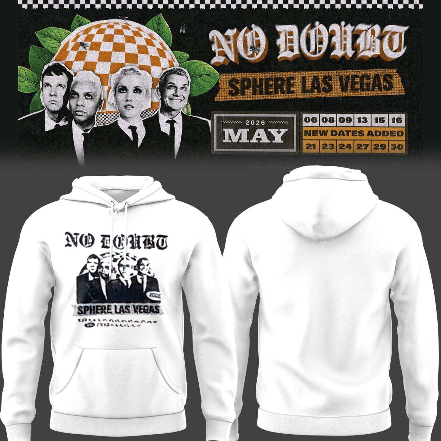 Limited Edition N. Doubt Live at Sphere 2026 Hoodie