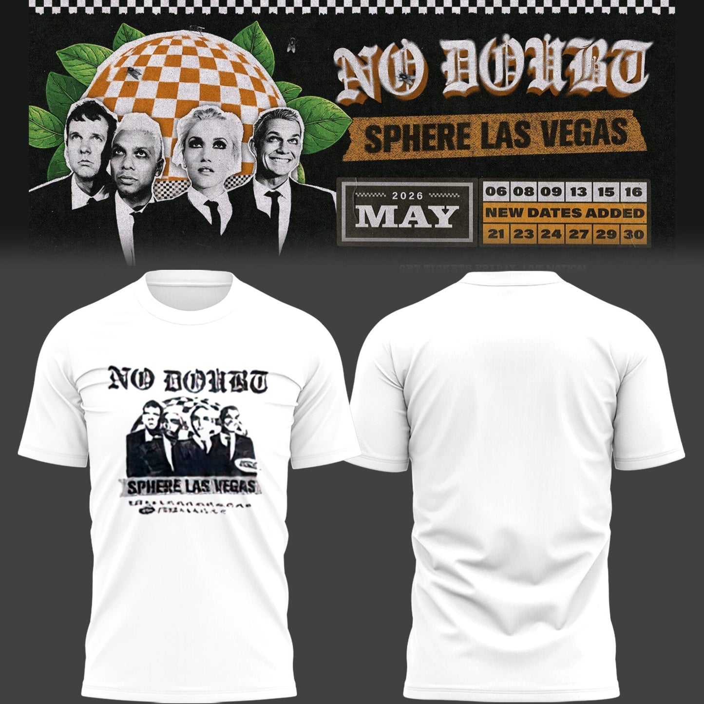 Limited Edition N. Doubt Live at Sphere 2026 Shirt