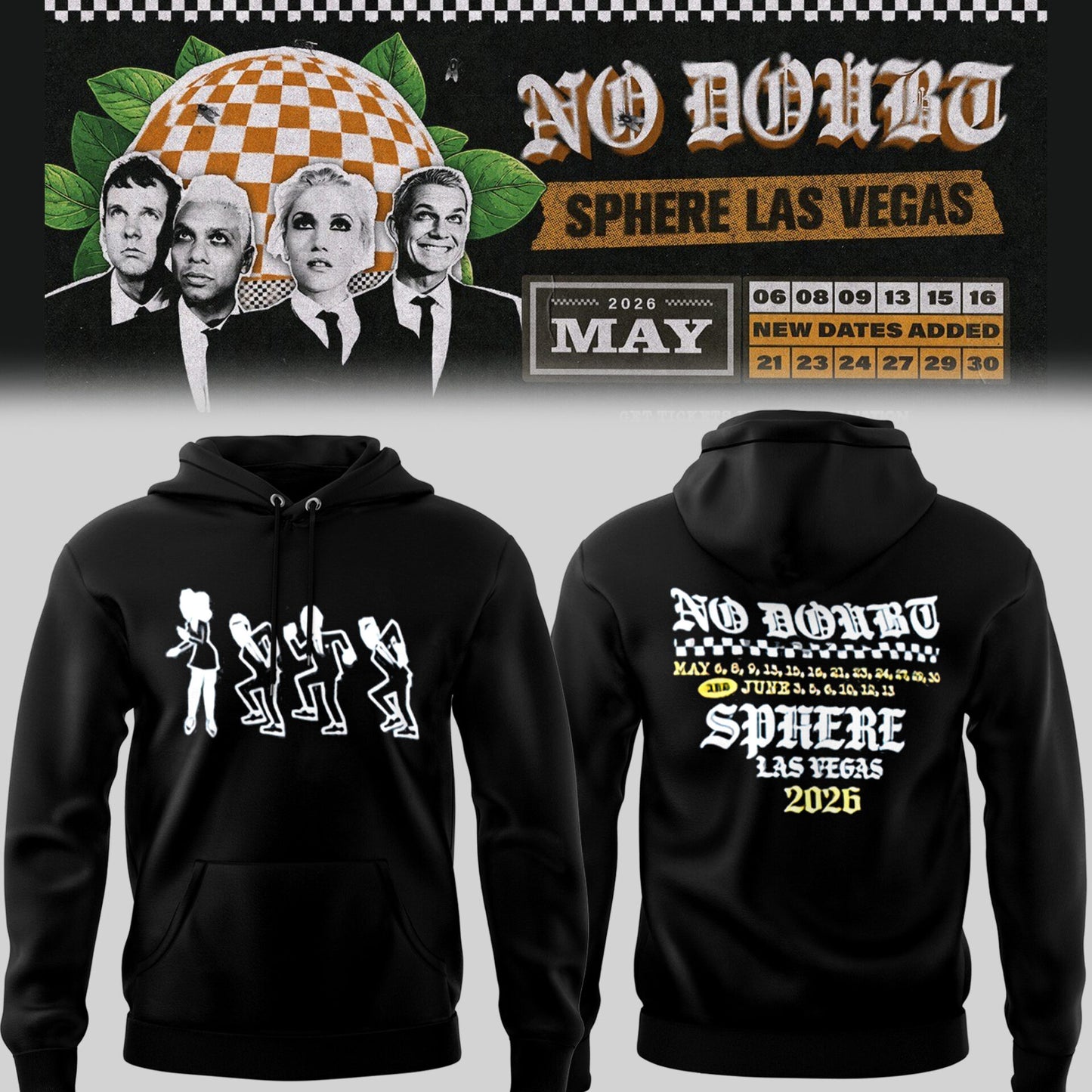 Limited Edition N. Doubt Live at Sphere 2026 Hoodie