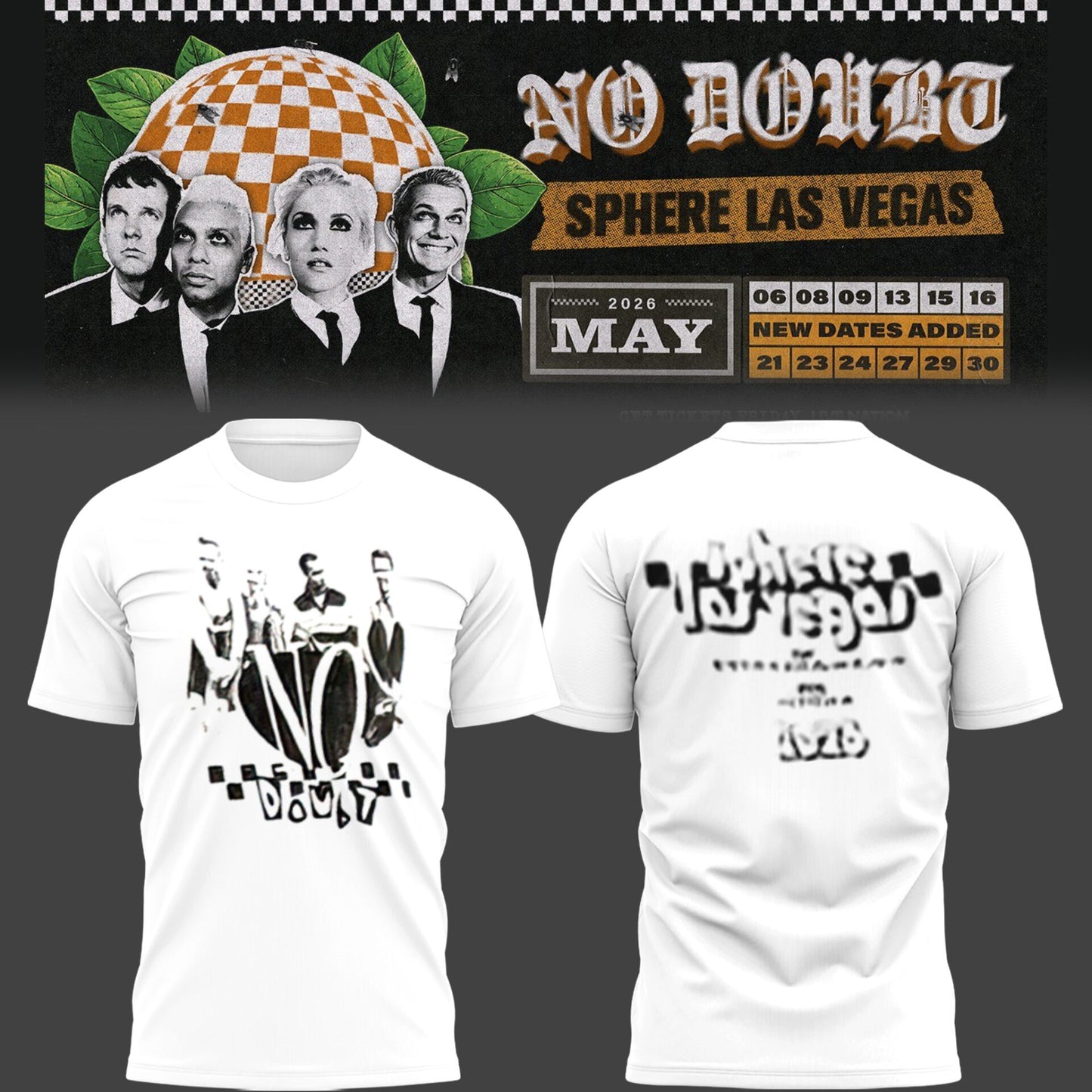 Limited Edition N. Doubt Live at Sphere 2026 Shirt