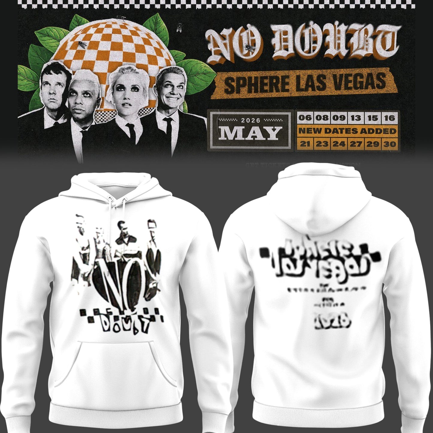 Limited Edition N. Doubt Live at Sphere 2026 Hoodie
