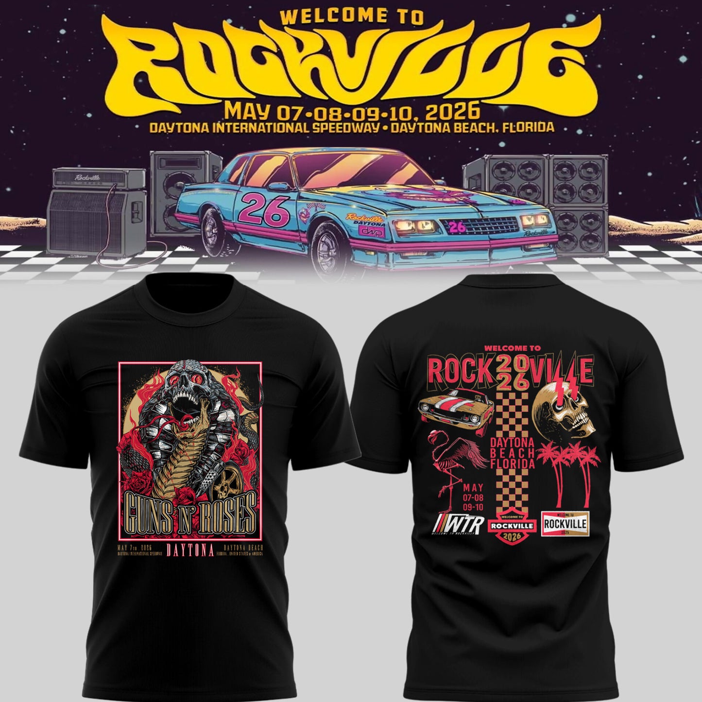 GnR 🎵 Welcome to Rockville, FL TShirt