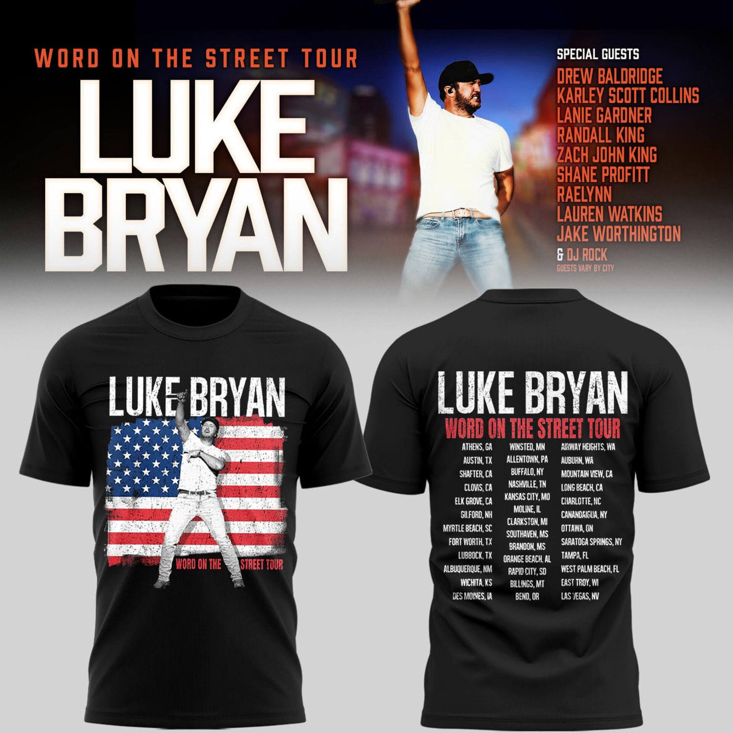 LB “Word On The Street Tour” 🎤🤠 Shirt
