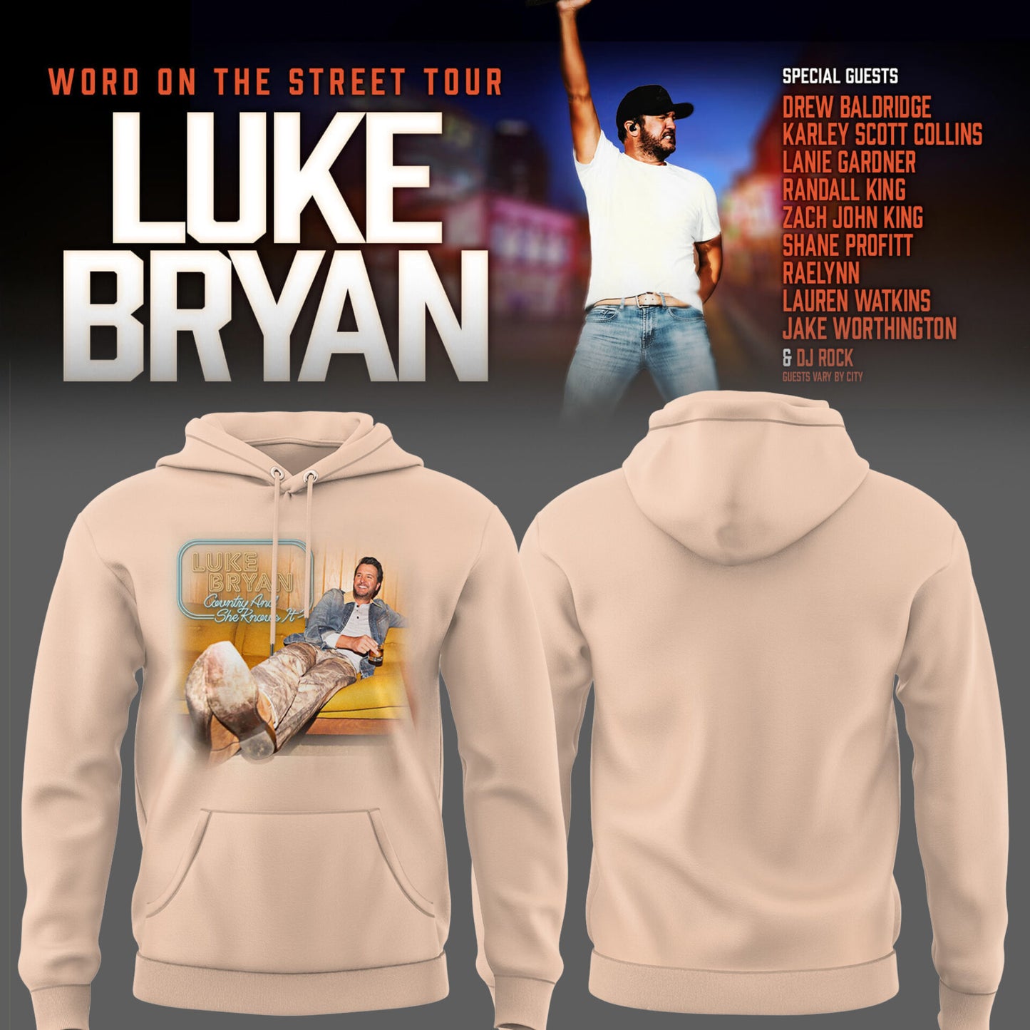 LB “Word On The Street Tour” 🎤🤠 Hoodie