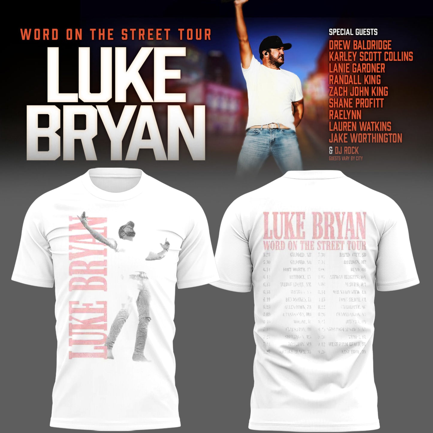 LB “Word On The Street Tour” 🎤🤠 Shirt