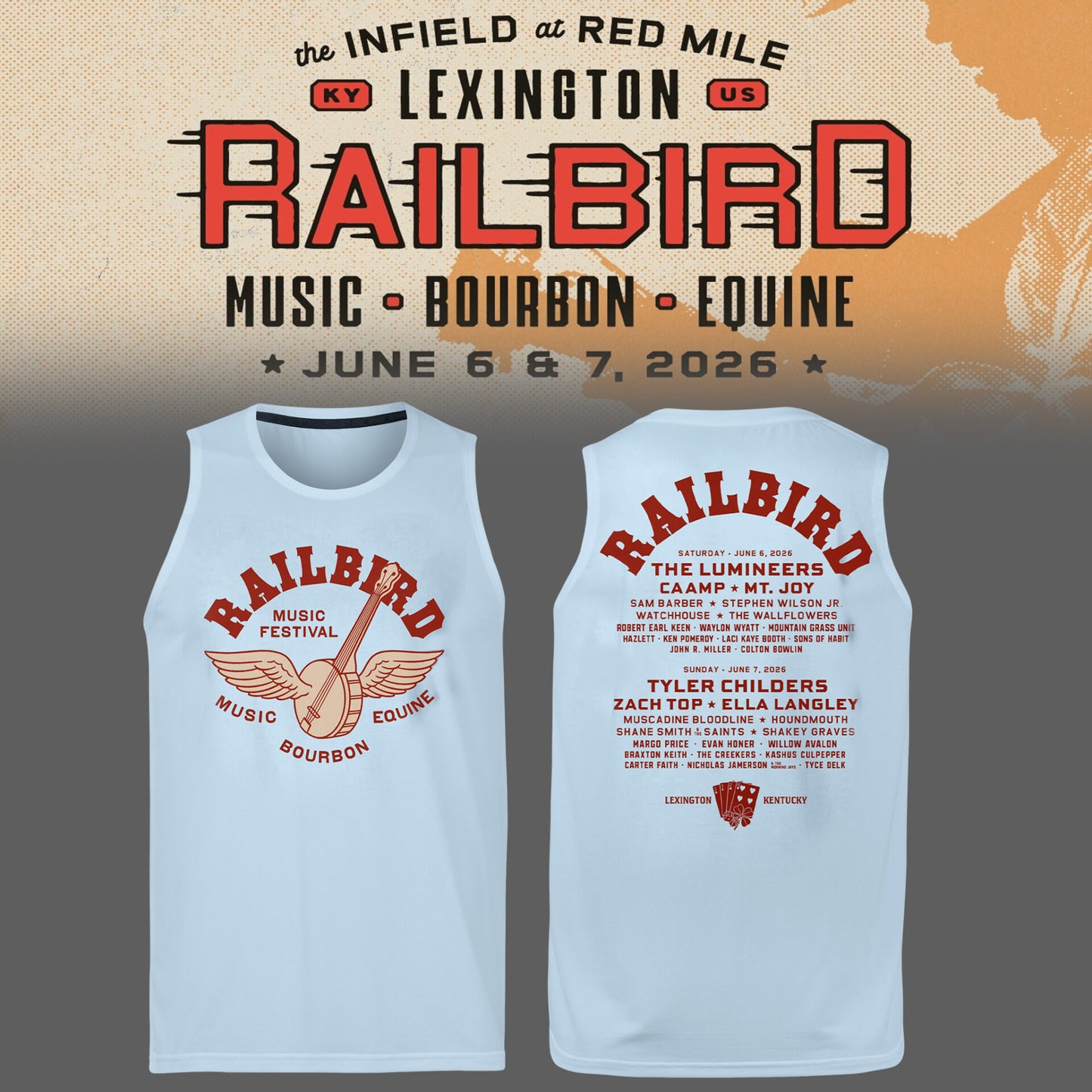 Railbird Festival 🎸🤠🌾🎶 Tank top