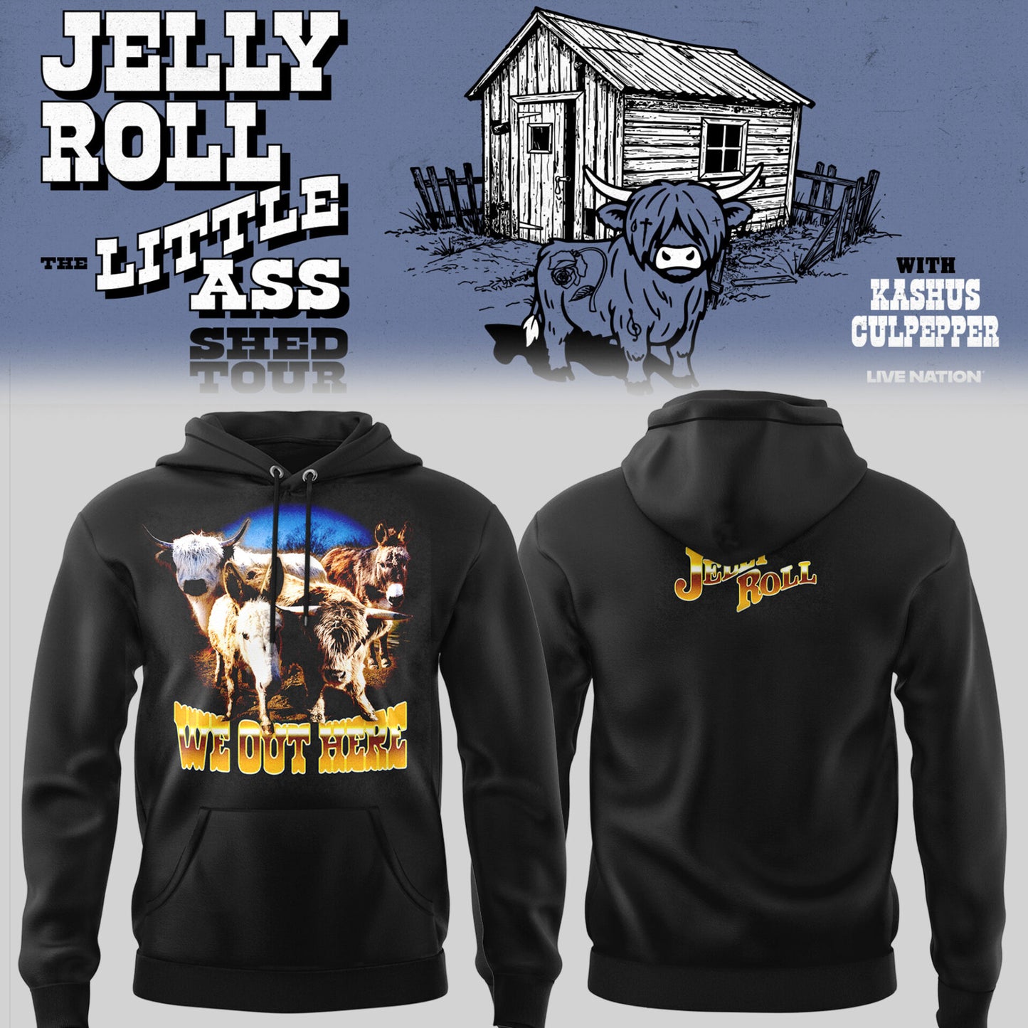 J.Roll “The Little Ass Shed Tour 2026” Hoodie