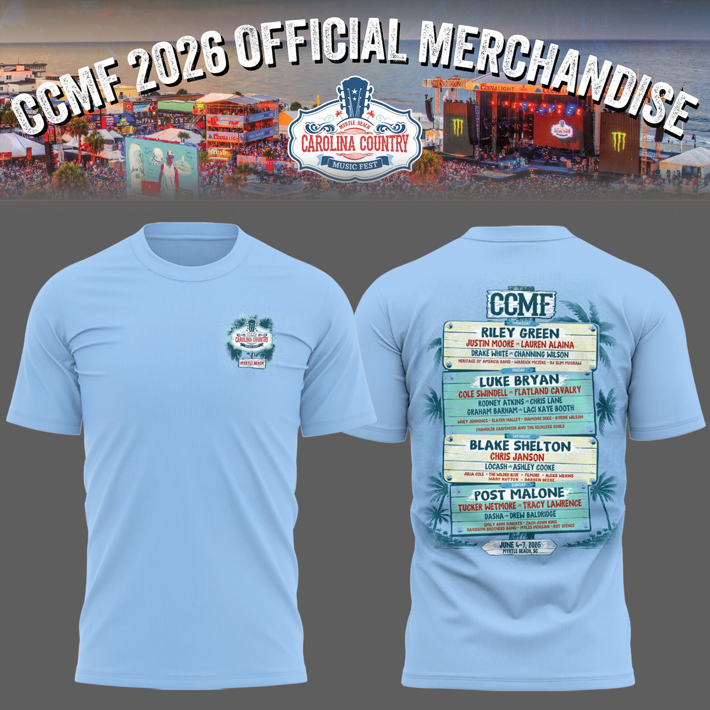 CCMF exclusive TShirt