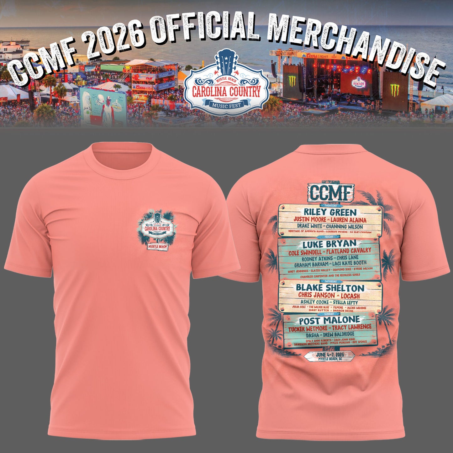 CCMF exclusive TShirt