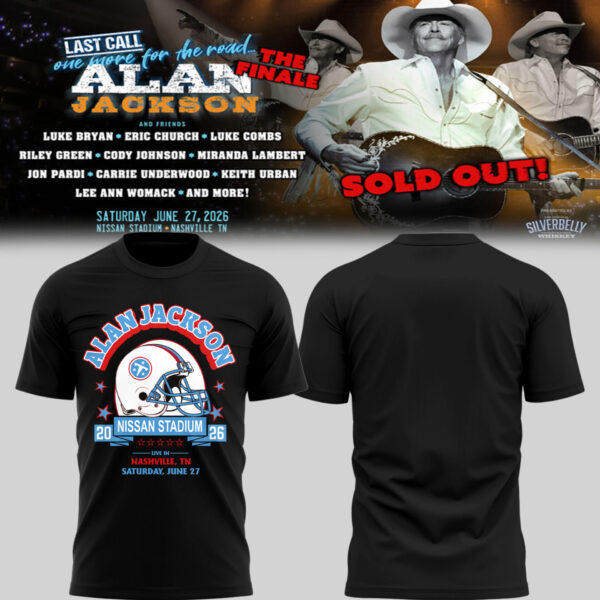 Alan Jackson x TN “Last Call One More for the Road – The Finale” TShirt