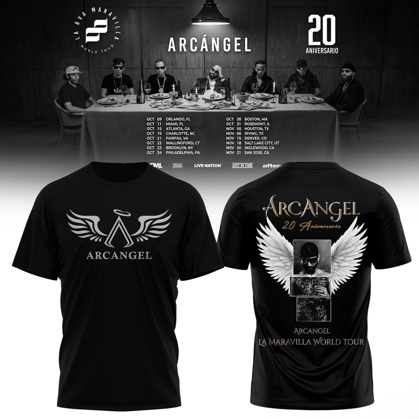 Arcángel La Maravilla World Tour 20 Aniversario