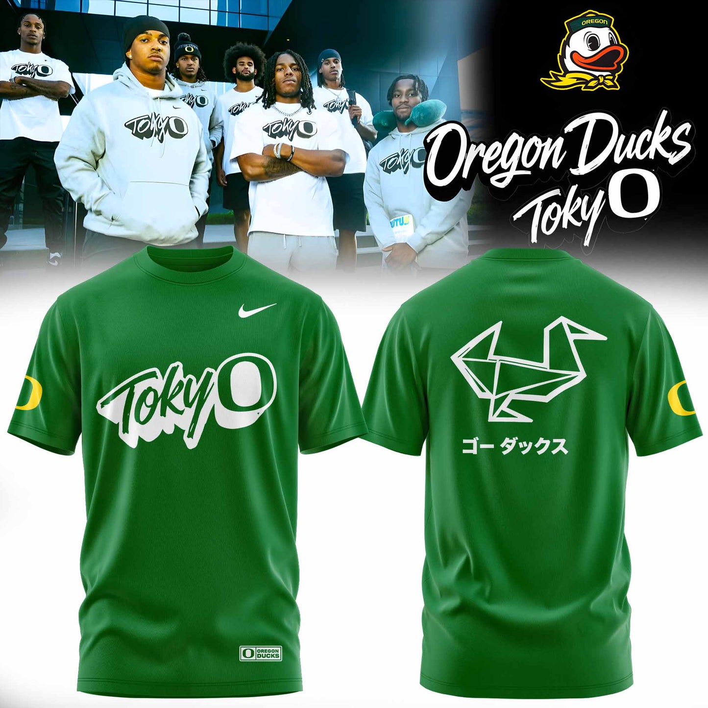 .Oregon Ducks Release Tokyo Inspired Clothing Collection