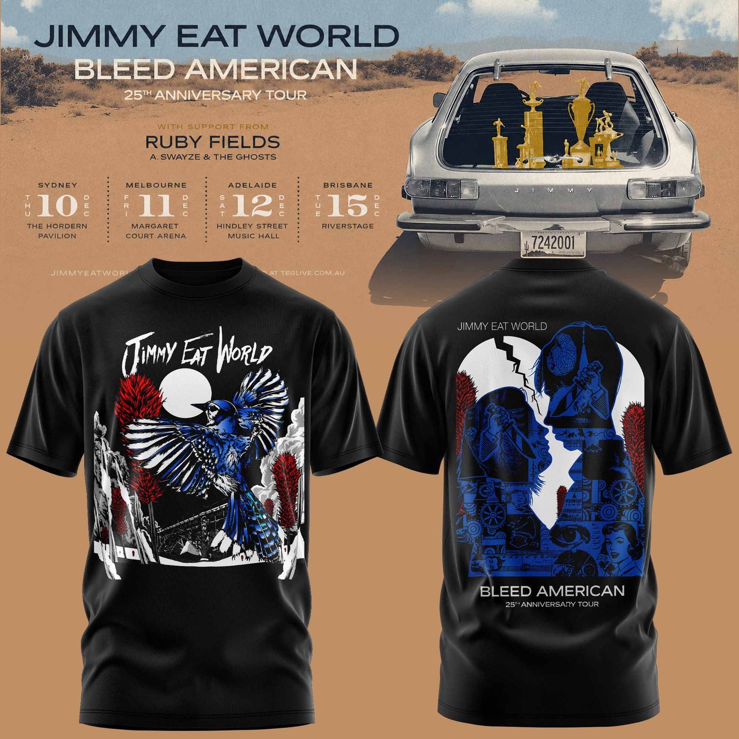 JEW – BLEED AMERICAN 25 YEARS TEE