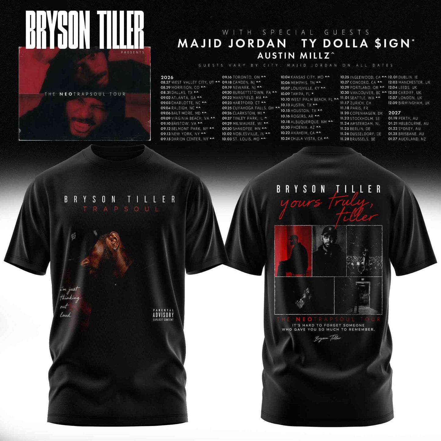BRYSON TILLER – THE NEOTRAPSOUL COLLECTION TEE