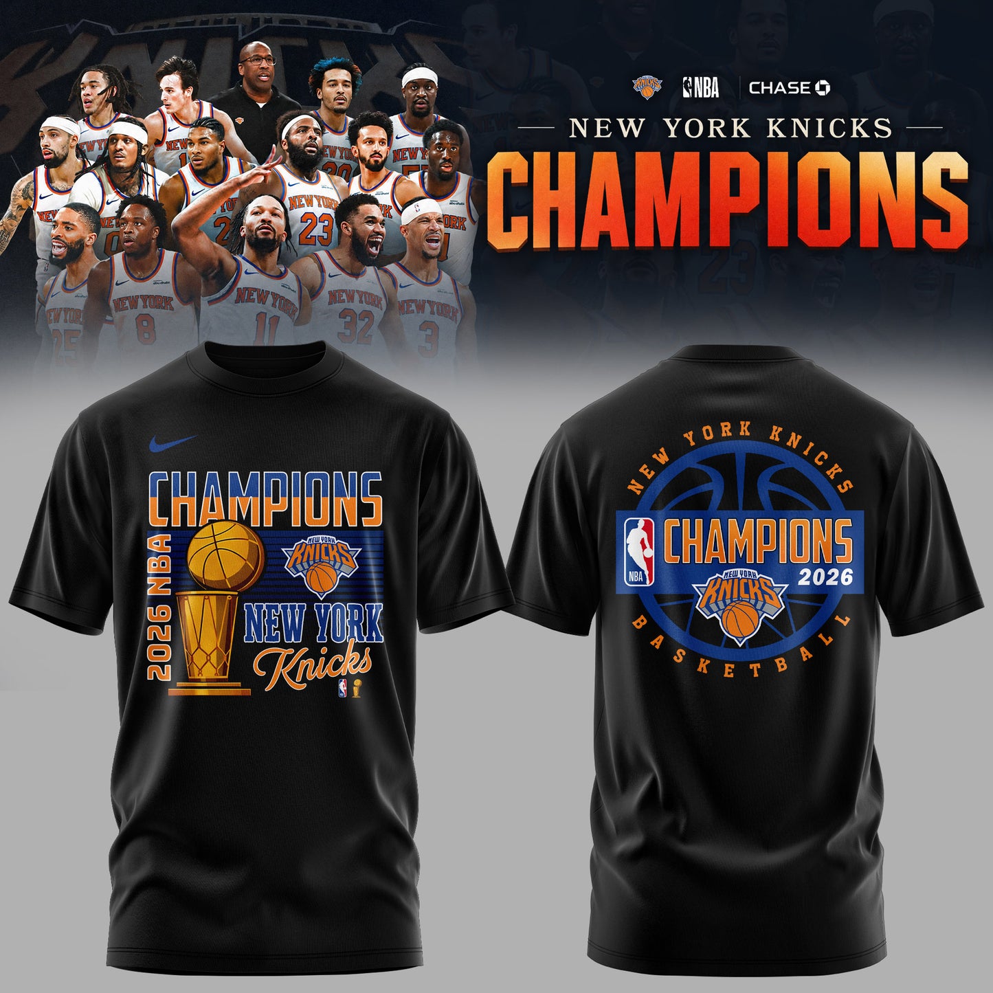 New York Knicks Eastern Conference Champions Edition 6 Tshirt