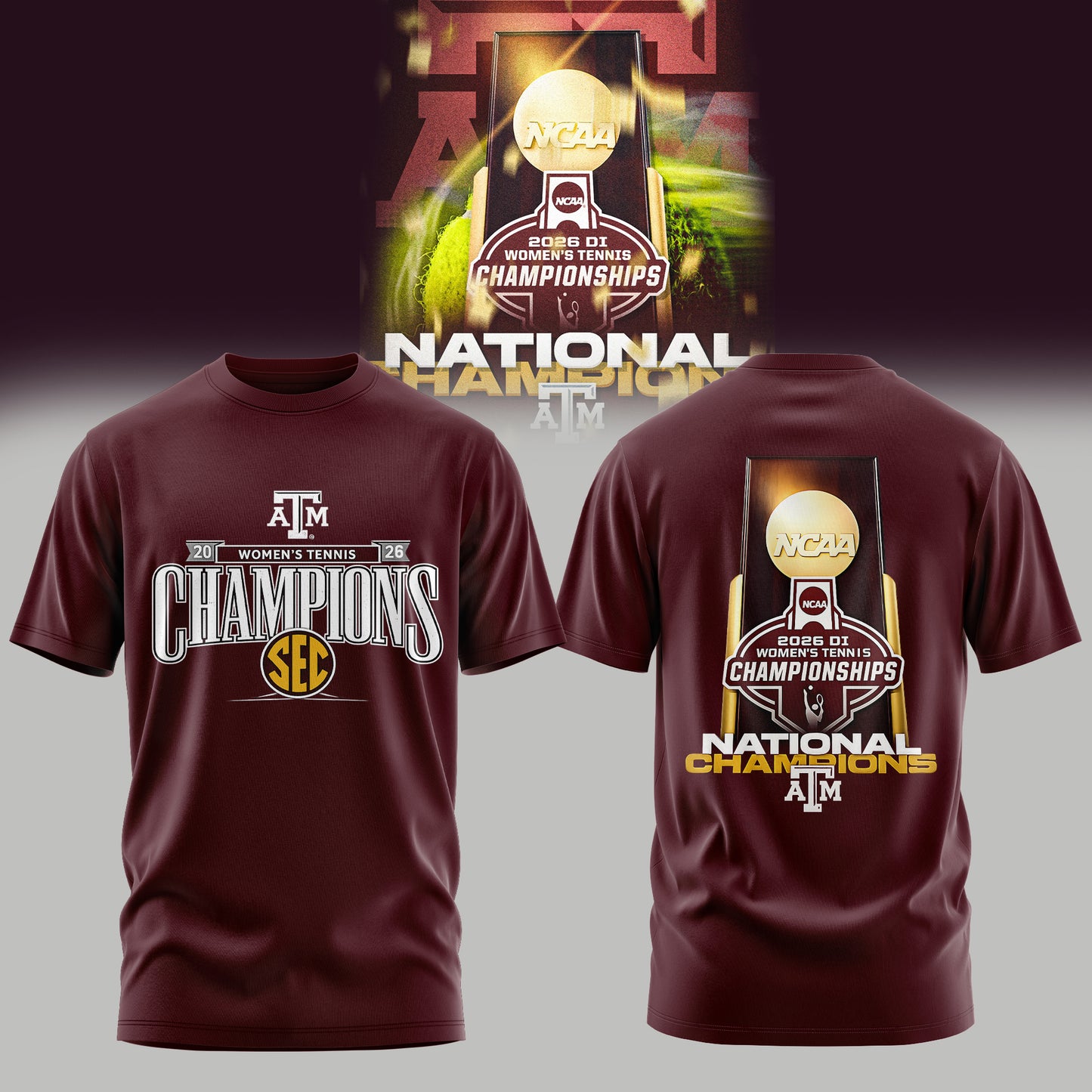 Women’s Tennis Championships – Texas A&M Aggies T-Shirt