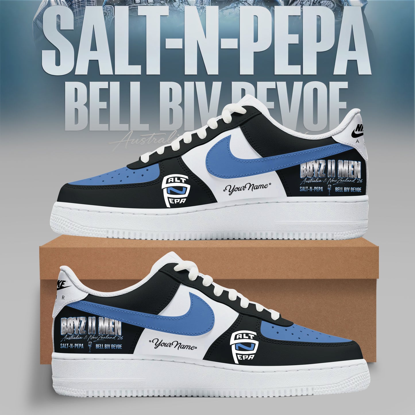 SALT-N-PEPA • BOYZ II MEN • BELL BIV DEVOE COLLECTION SHOES