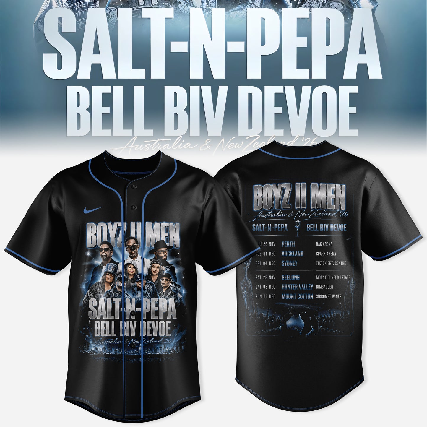 _SALT-N-PEPA • BOYZ II MEN • BELL BIV DEVOE COLLECTION JERSEY