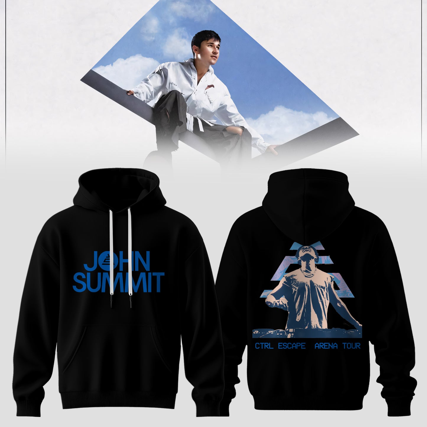 Black CTRL ESCAPE Arena Hoodie Edition