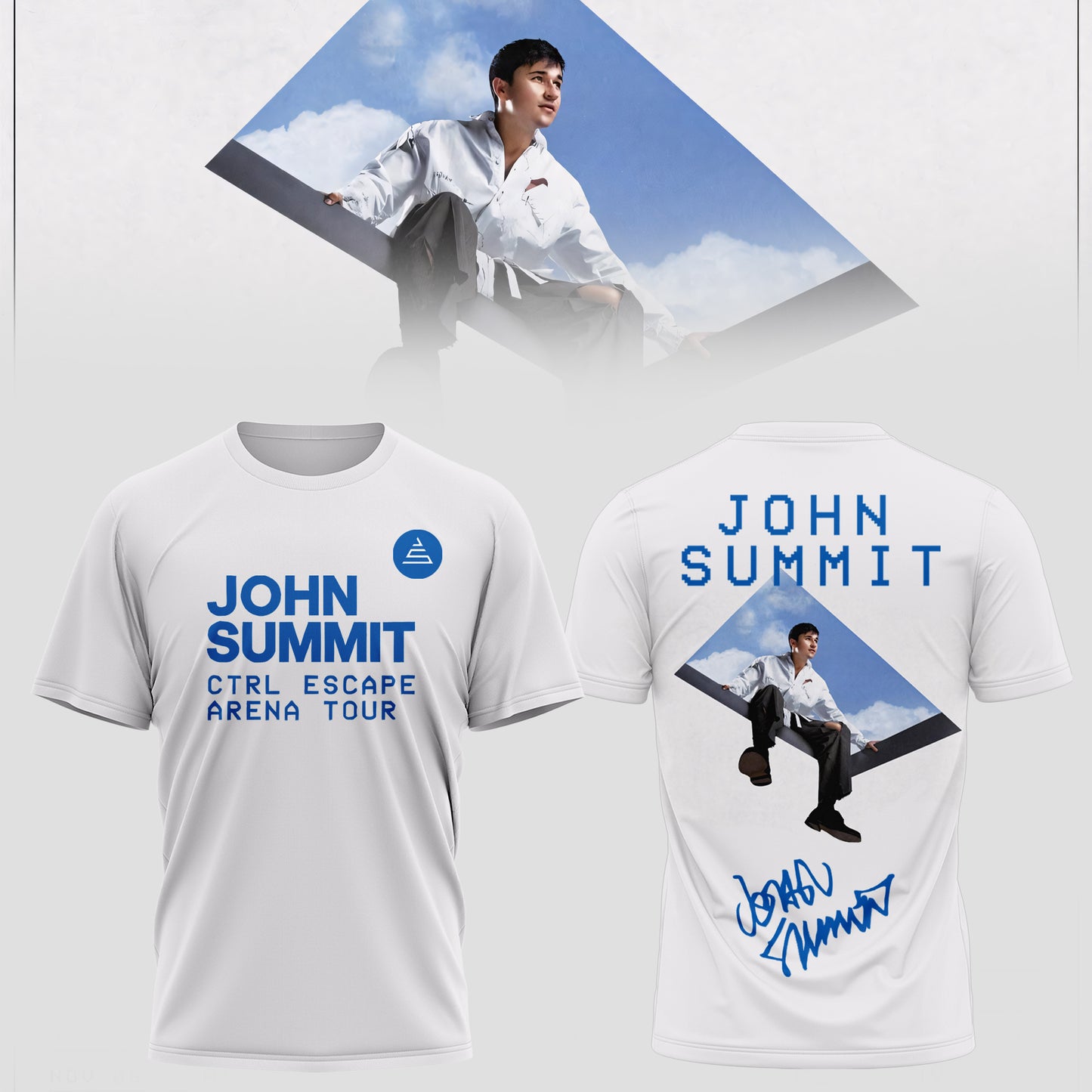 White Arena Line Tee 1 Edition