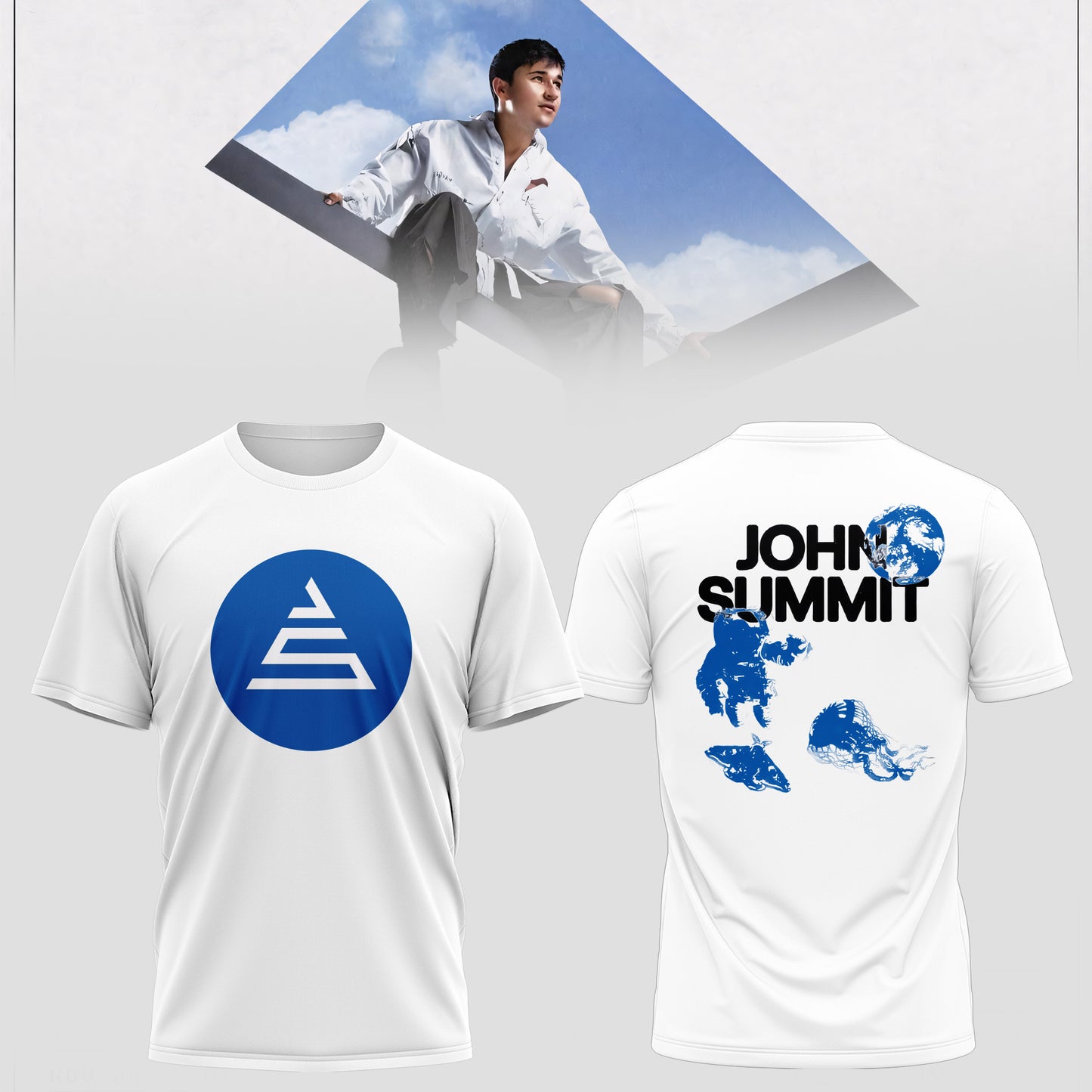 White Cyber Frequency Tee Edition