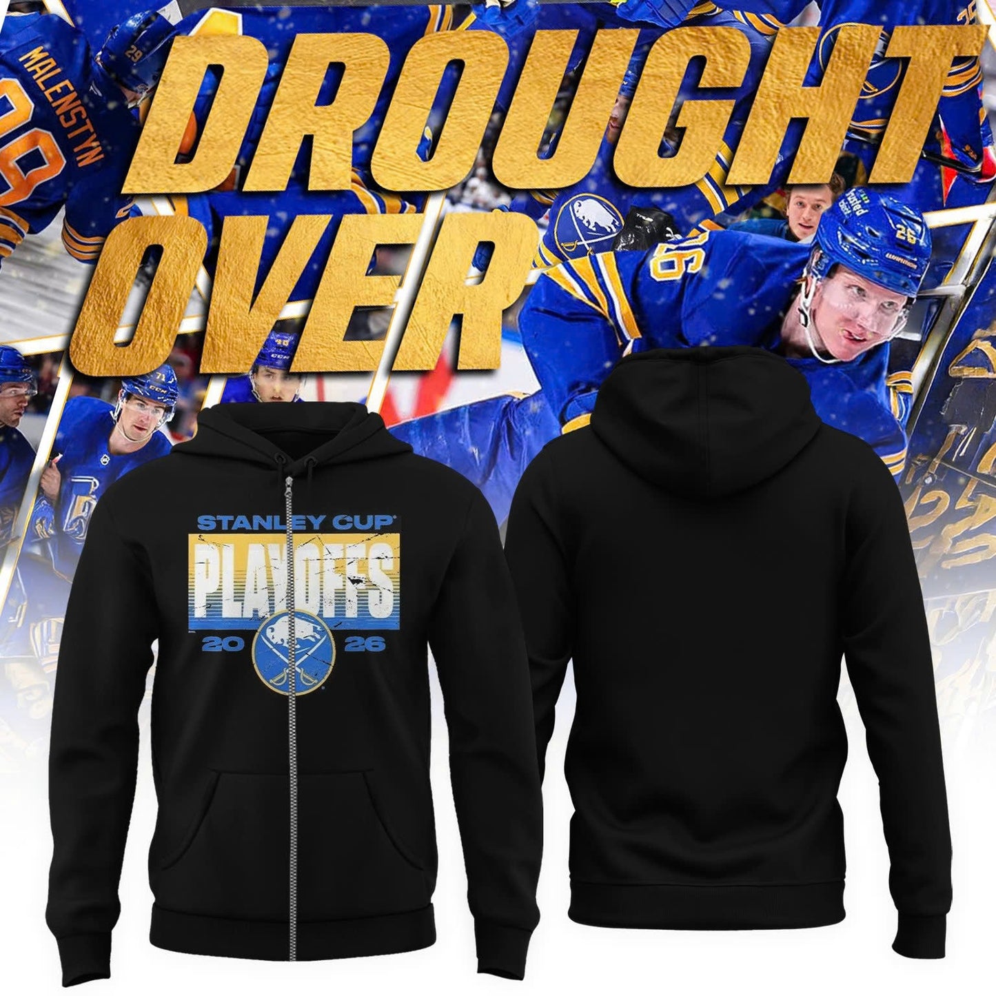 Sabres Playoff Pursuit ZipHoodie