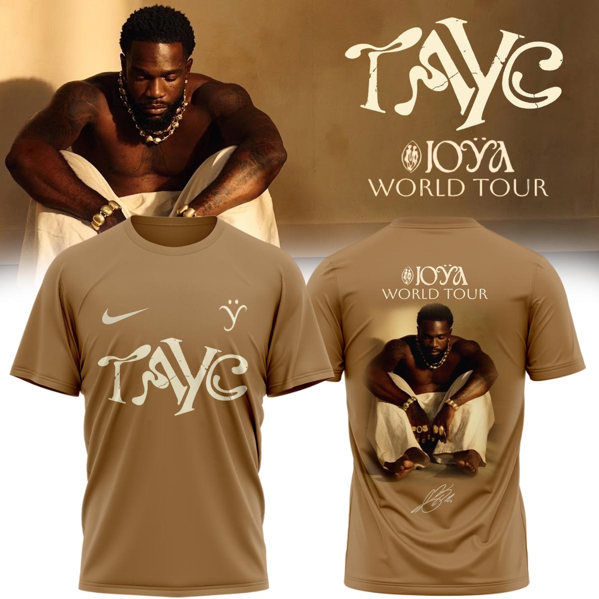 .Tayc – JOŸA TOUR Limited Edition Signature – Shirt
