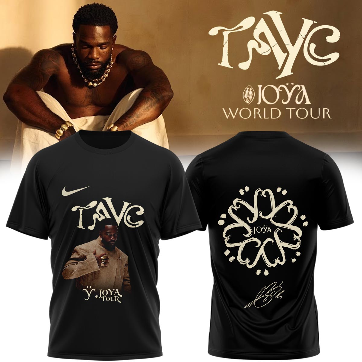 .Tayc – JOŸA TOUR Limited Edition Signature – Shirt