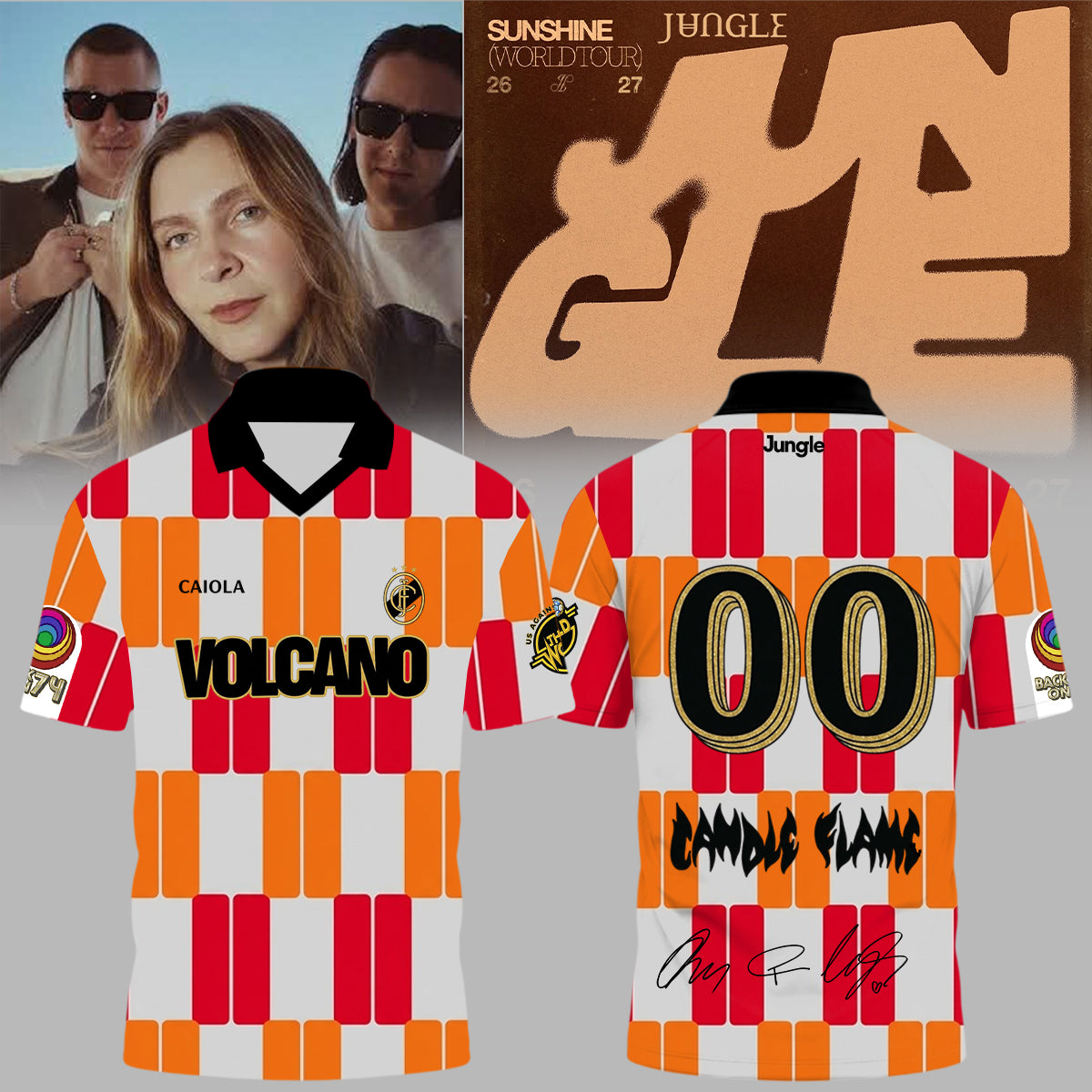 ,,,Jungle – Sunshine World Tour 2026/27 Limited Edition Signature – Jersey (Custom Number)
