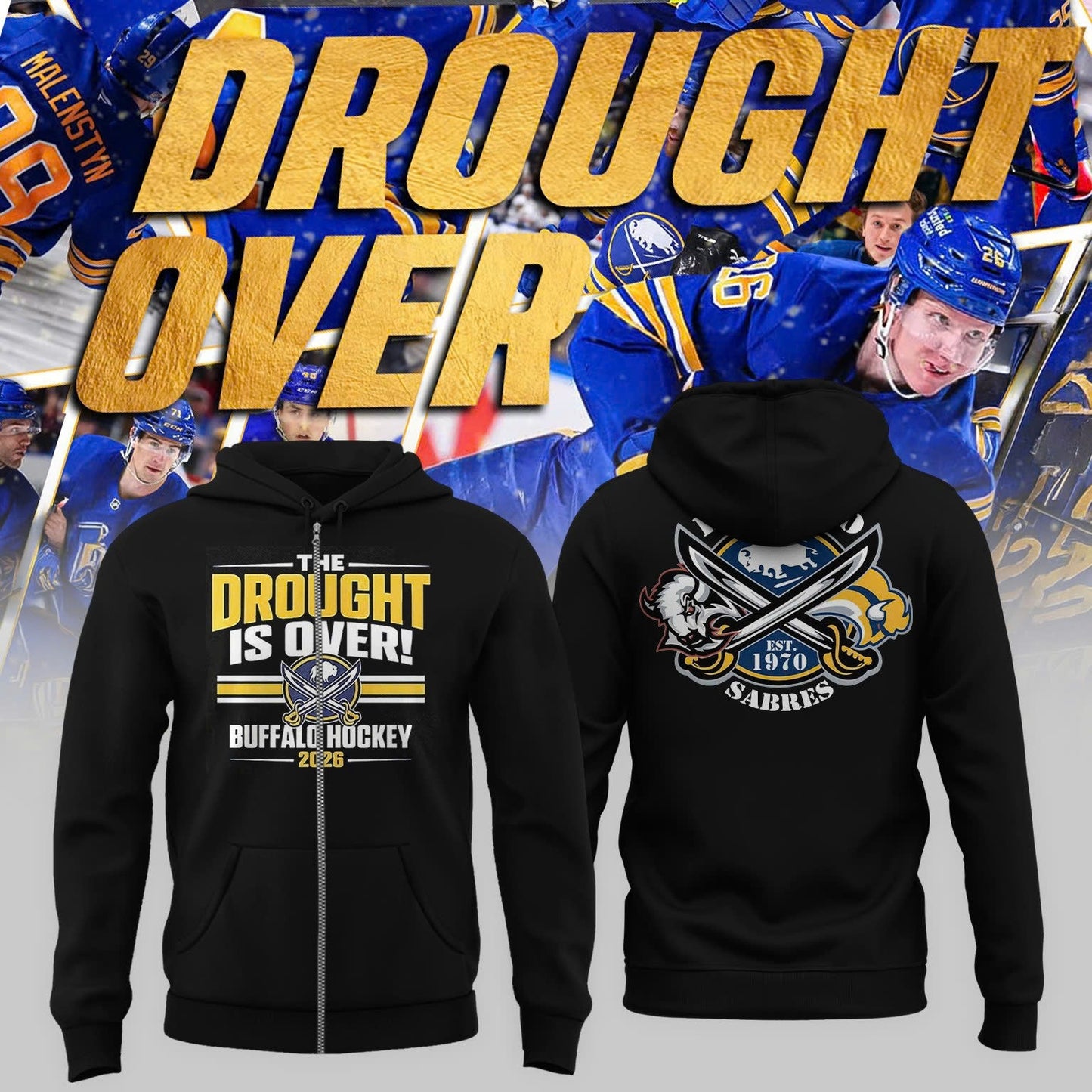 Sabres Playoff Pursuit ZipHoodie