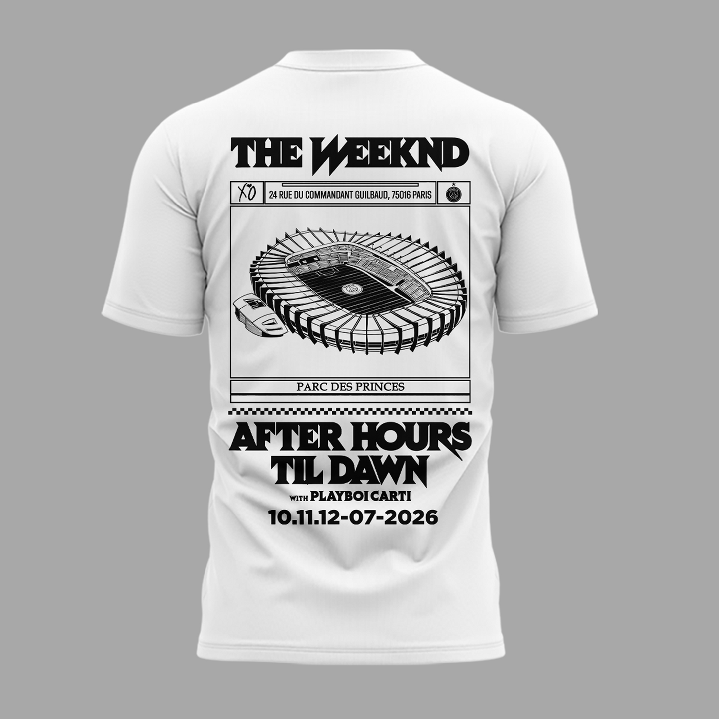 Paris Saint-Germain F.C. x The Weekend White Tshirt 2026