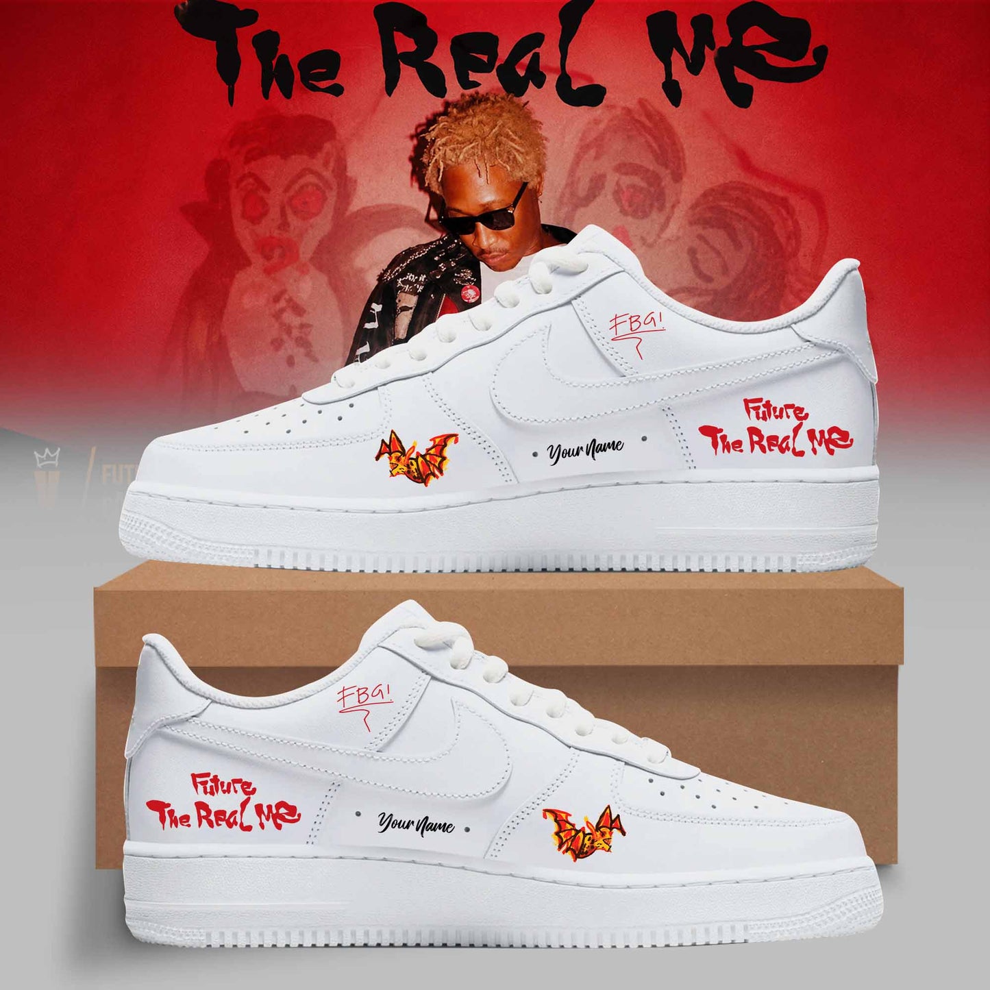 The Real Me Premium 3D Sneakers – H34 2 Custom Shoes