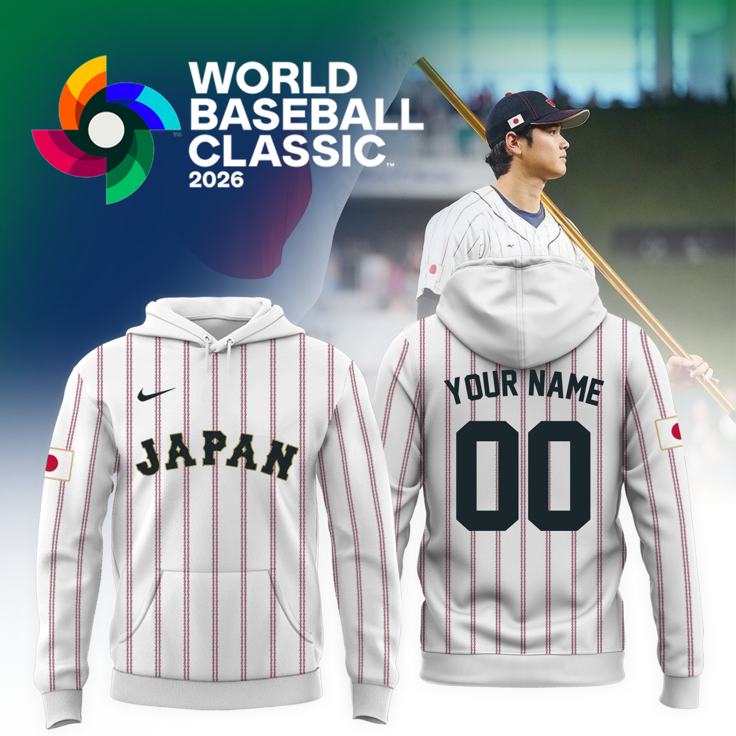 日本野球 2026年ワールド・ベースボール・クラシック パーカー