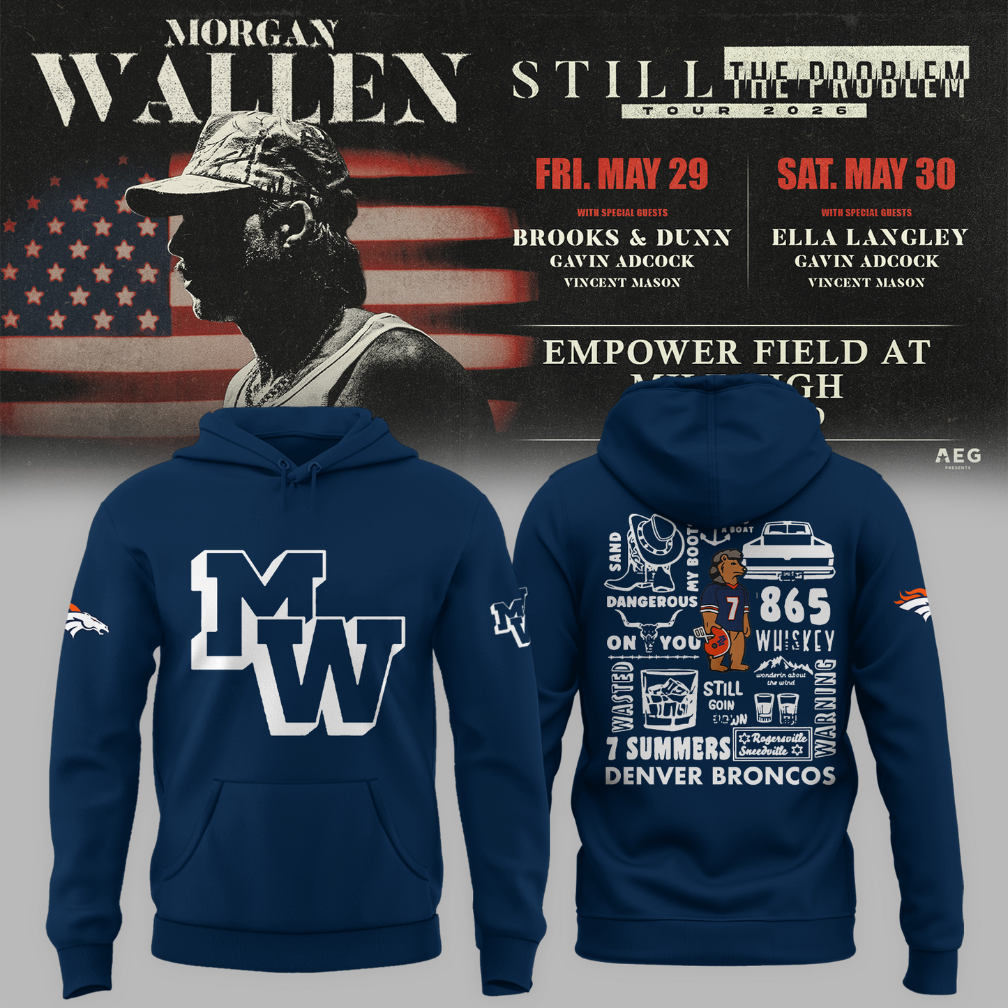 Limited Edition MWallen x DenverBs Hoodie 2026