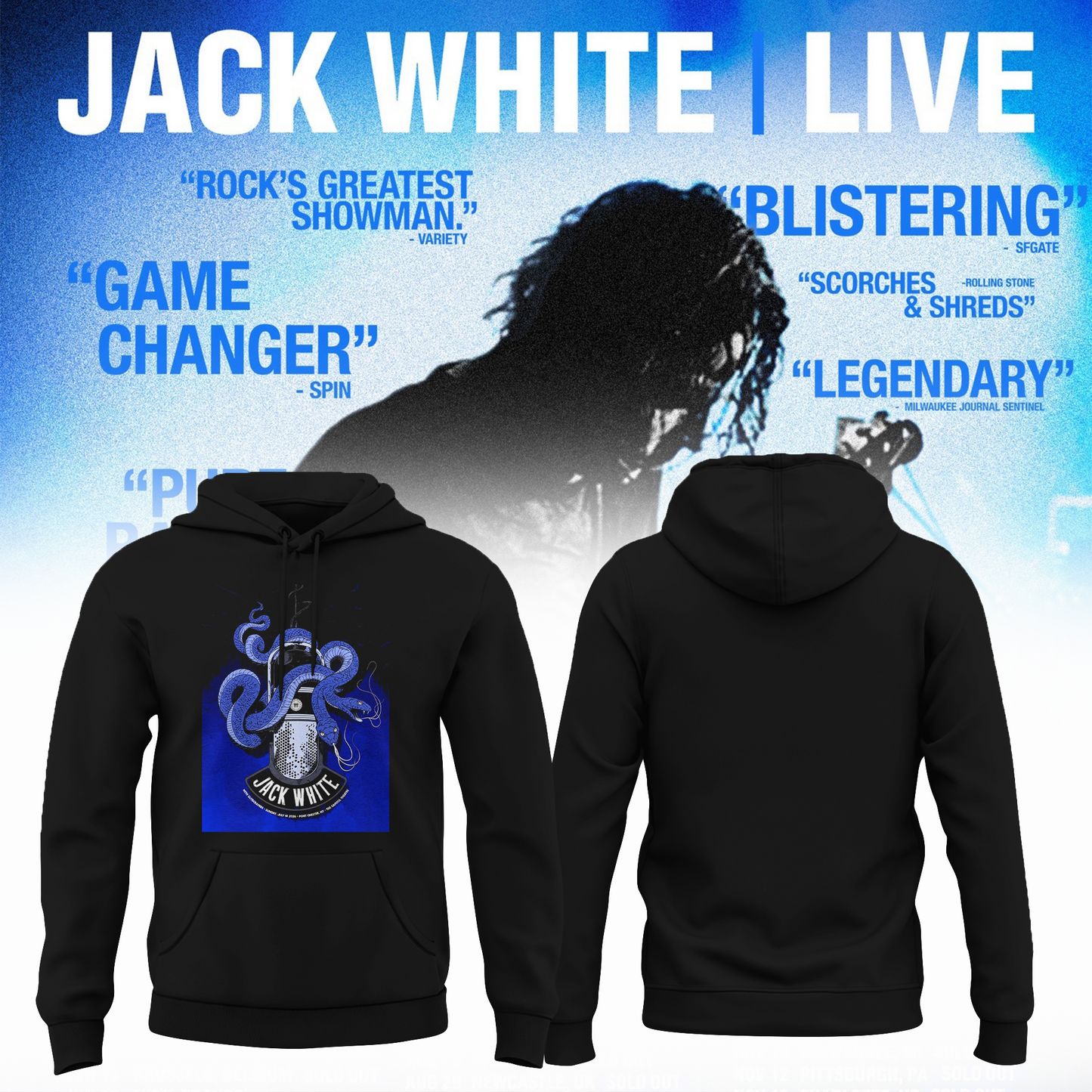 Jack White Live 2026 Hoodie