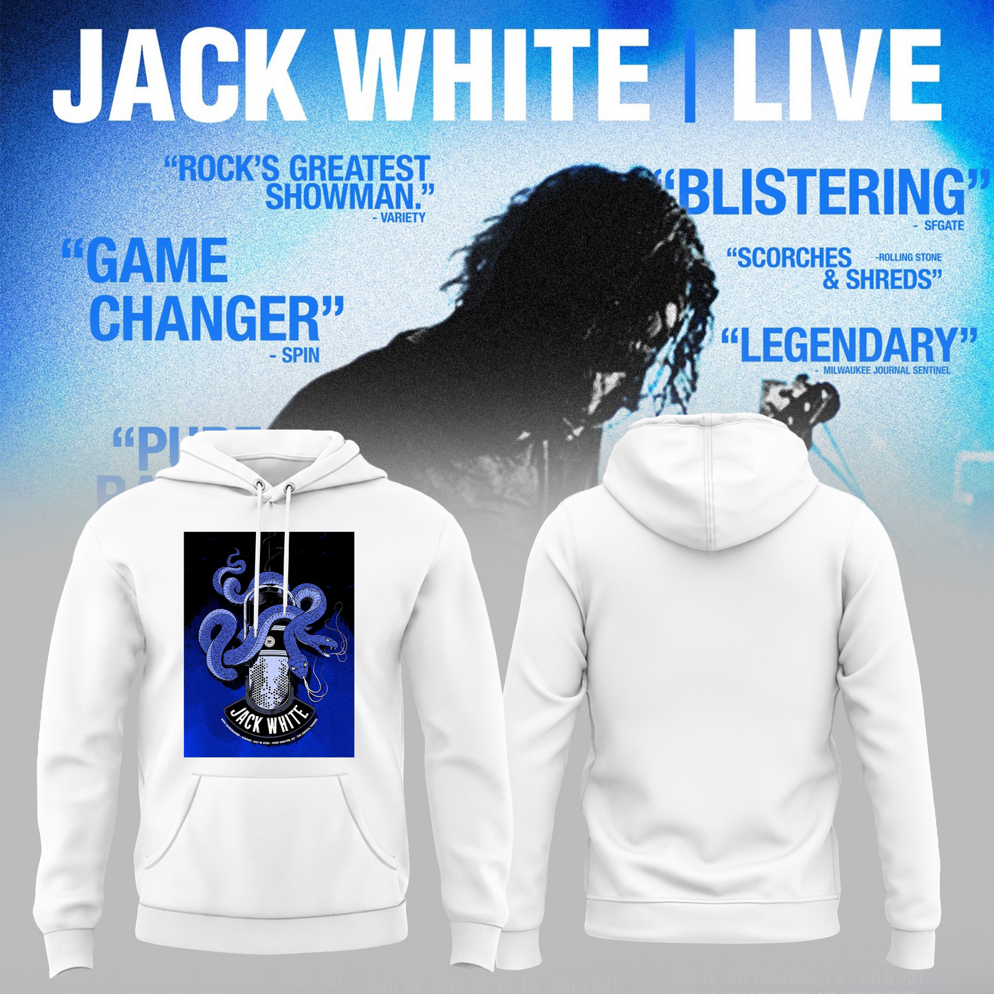 Jack White Live 2026 Hoodie