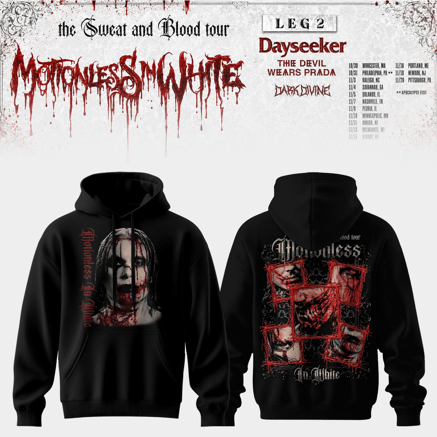 .Sweat and Blood Tour Hoodie 7 Edition 2026