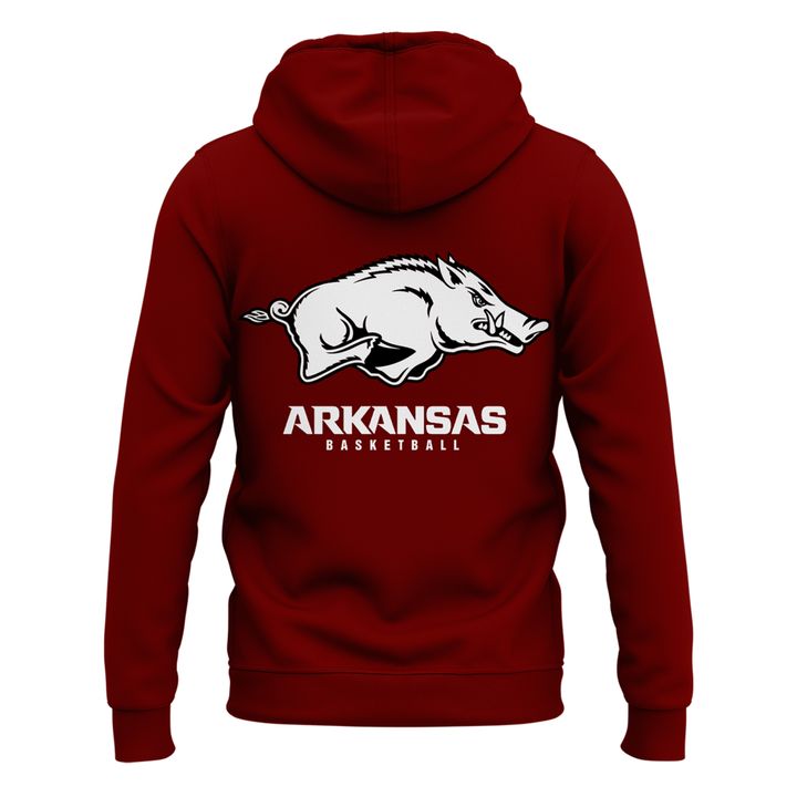 1. Arkansas Razorbacks Men's Basketball 2026 SEC Tournament Champions Locker Room Hoodie