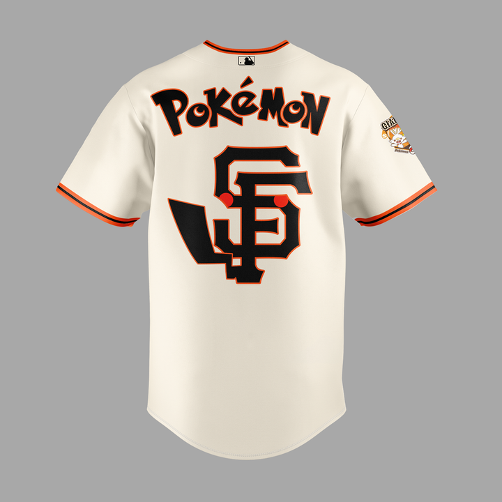 Special New Edition San Francisco Giants x Pokemon Jersey 2026