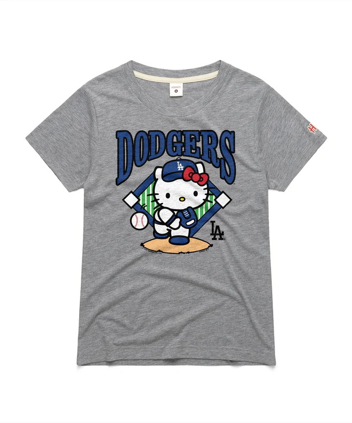 Exclusive Hello Kitty x Los Angeles Dodgers First Pitch Tee