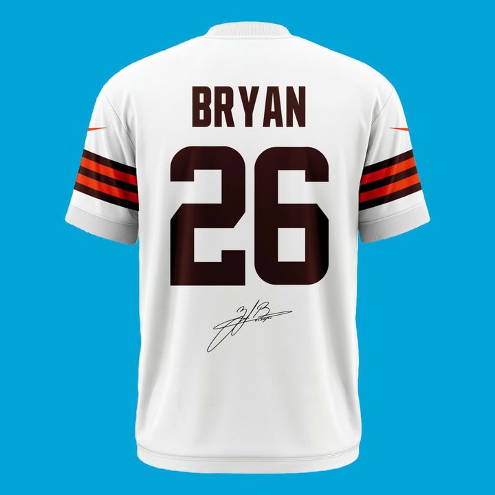 Exclusive 2026 T-Shirt Signed Zach Bryan x Cleveland Browns “With Heaven On Tour” Huntington Bank Field