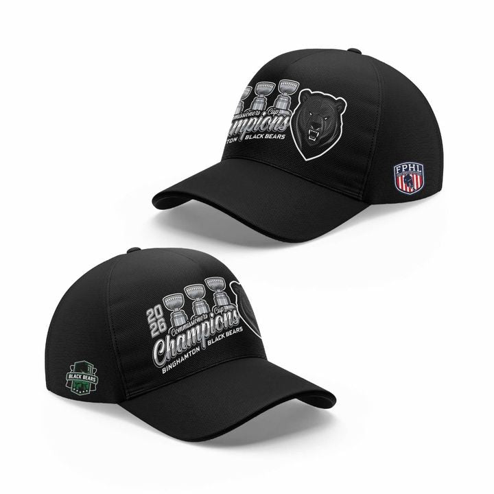 Binghamton Black Bears 2026 Commissioner’s Cup Champions Green Hoodie