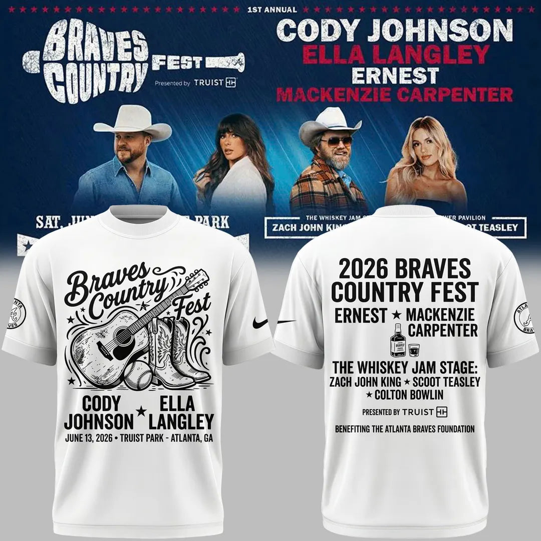 Limited Edition Atlanta Braves 2026 Country Fest Shirt