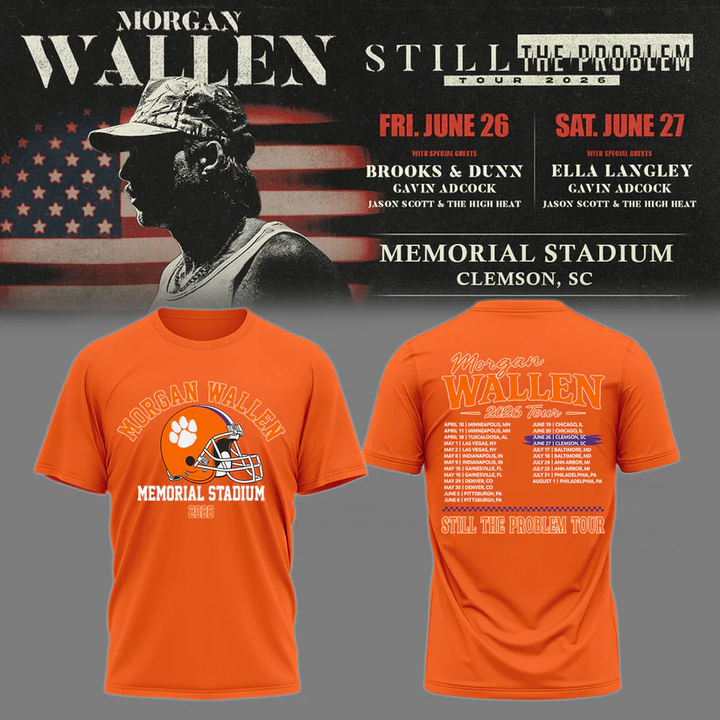 MW x Clemson Tigers Football - Still The Problem Tour 2026 T-Shirt