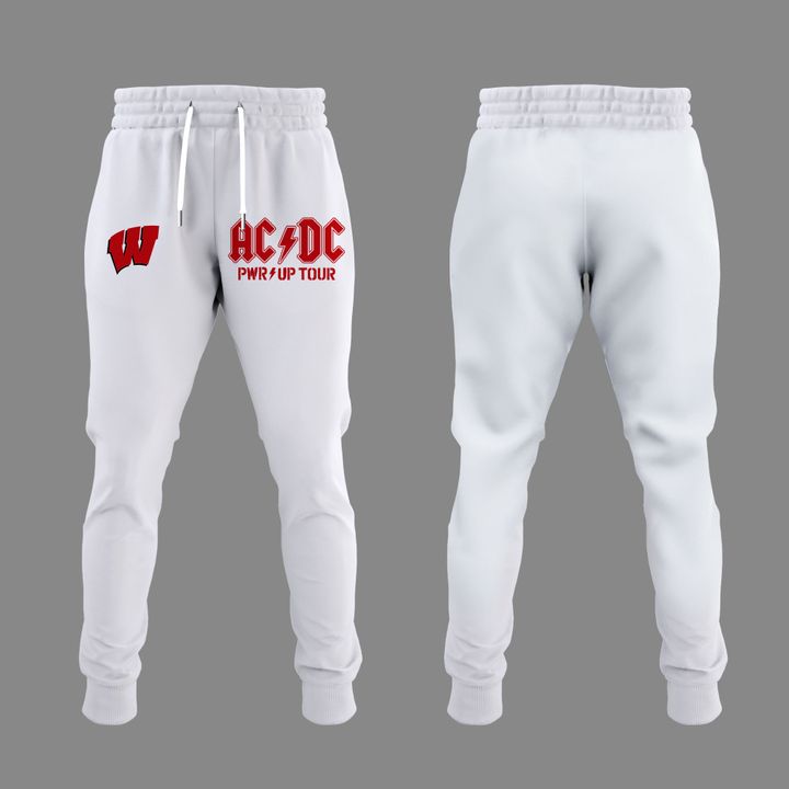 08. Perfect Hoodie AC/DC x Wisconsin Badgers Football - Power Up Tour 2026 Hoodie