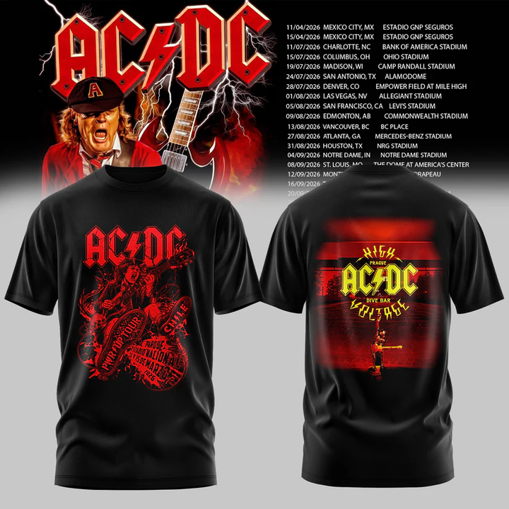 Perfect Edition AC/DC Power Up Tour 2026 T-Shirt