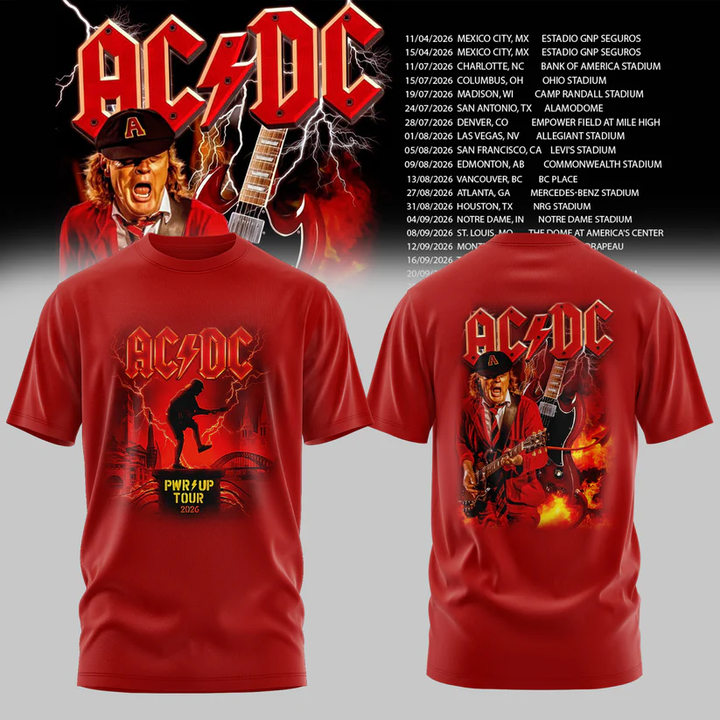 Perfect Edition AC/DC Power Up Tour 2026 T-Shirt