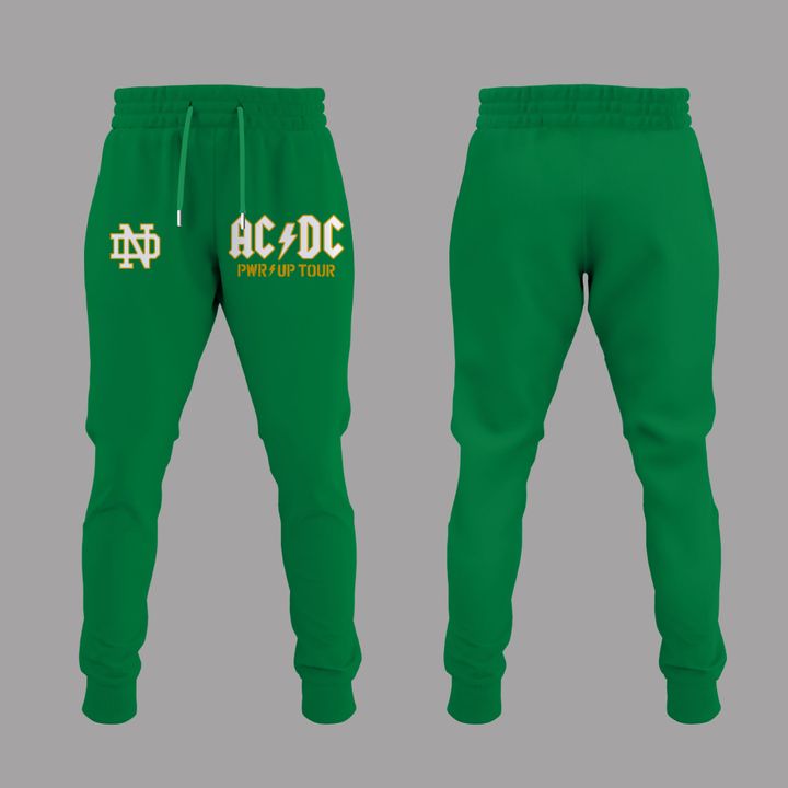 001. New Tshirt AC/DC x Notre Dame Football - Power Up Tour 2026 T-Shirt