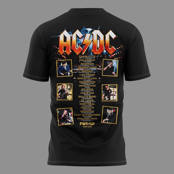 04.06. Exclusive 2026 AC/DC - Power Up Tour T-Shirt