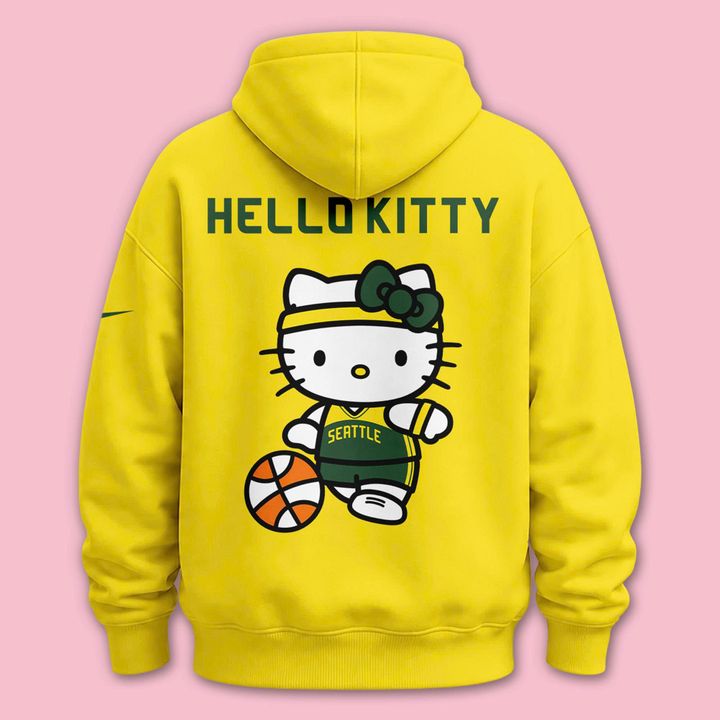 2026 Limited edition Hoodie Seattle Storm x Hello Kitty